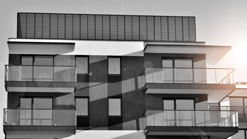 Visualisierung Neubauwohnung / Fassade